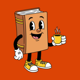 Happy Book Sipping Coffee T-Shirt