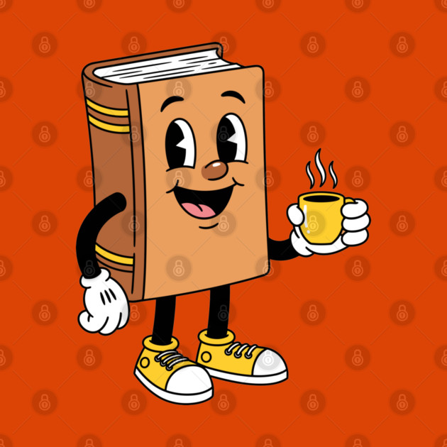 Happy Book Sipping Coffee by enrynz
