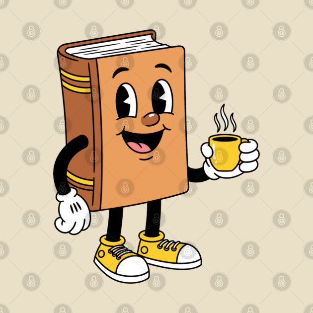 Happy Book Sipping Coffee by enrynz
