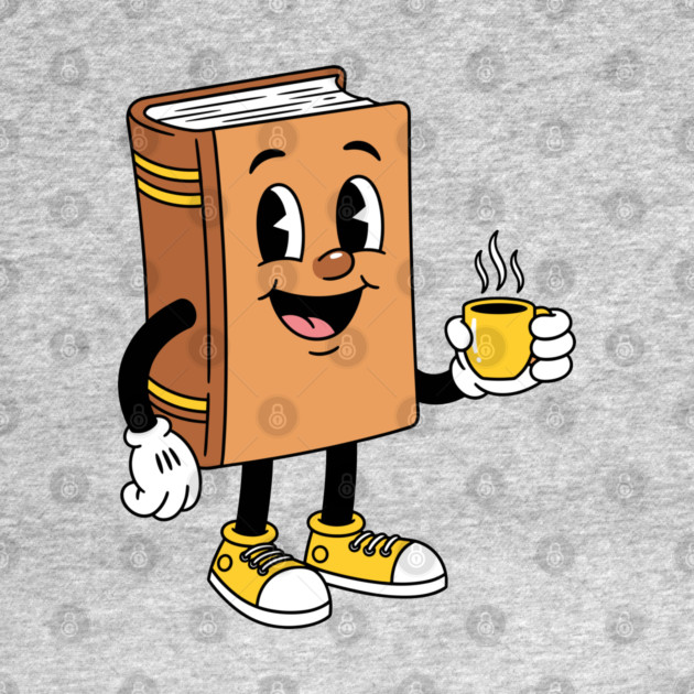 Happy Book Sipping Coffee by enrynz