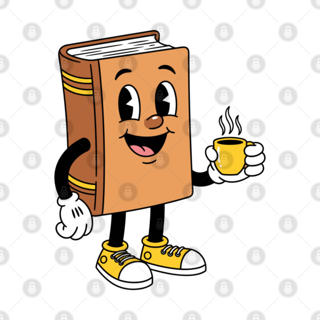 Happy Book Sipping Coffee by enrynz