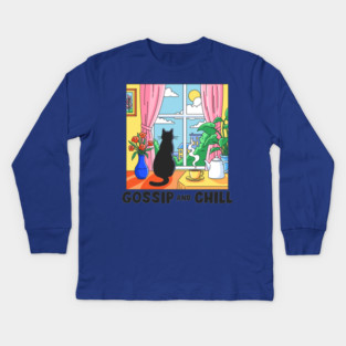 Gossip and Chill Kids Long Sleeve T-Shirt