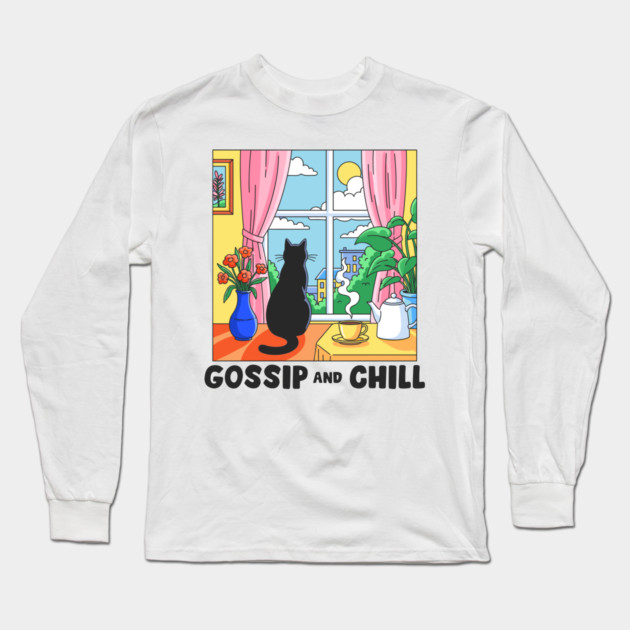 Gossip and Chill Long Sleeve T-Shirt by enrynz