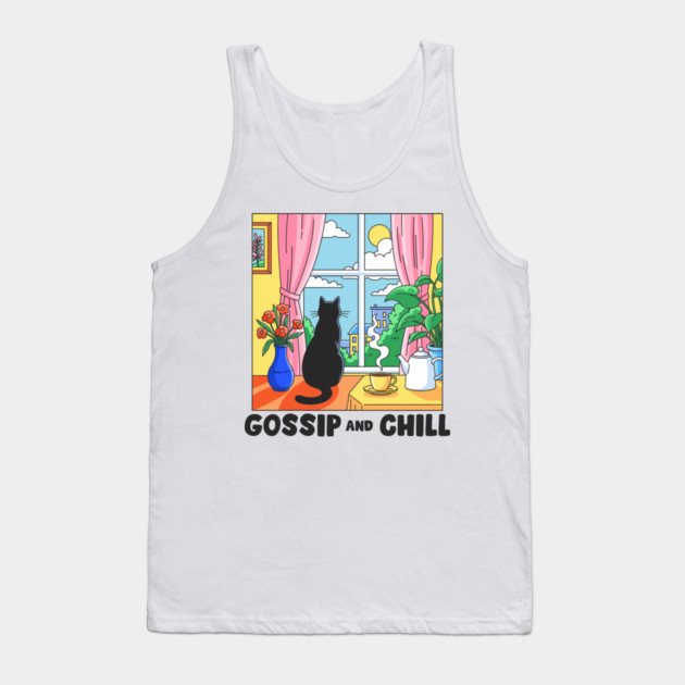 Gossip and Chill Tank Top by enrynz