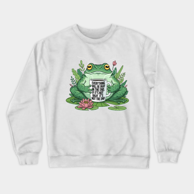 Everything Will Be Okay Crewneck Sweatshirt by enrynz