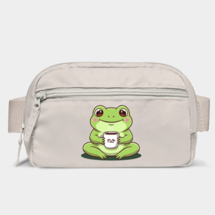 Kawaii Frog Says 'NO' Cute Coffee Bag