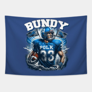 bundy- polk high Tapestry