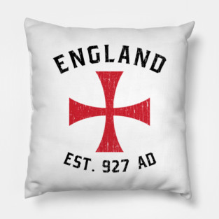 England 927AD • Knights Templar Crusader Cross Pillow