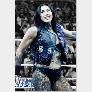 rhea ripley  - shadows style Posters and Art