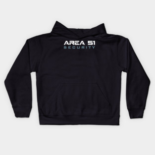 Area 51 Security Job Title Kids Hoodie