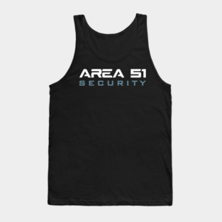 Area 51 Security Job Title Tank Top