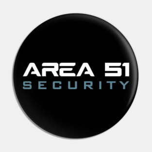 Area 51 Security Job Title Pin