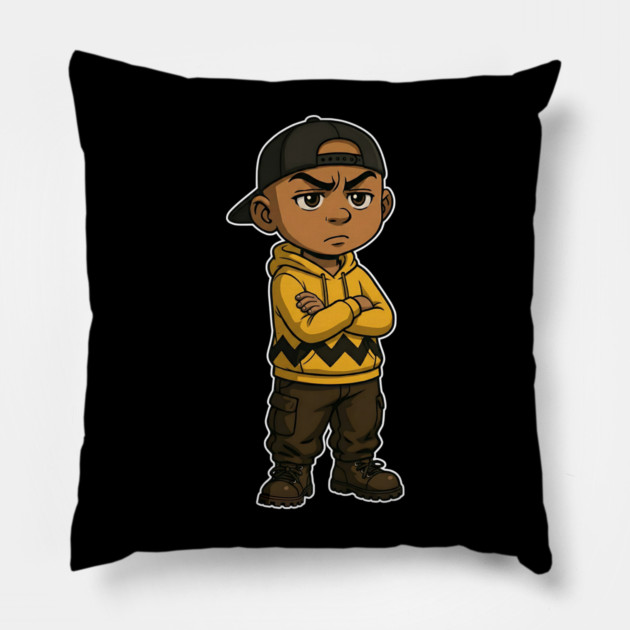 Chuck Lil' Homie Attitude Pillow by UrbanLifeApparel