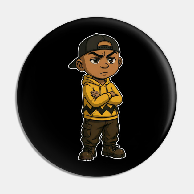 Chuck Lil' Homie Attitude Pin by UrbanLifeApparel