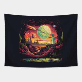 Rick and Morty Tapestry