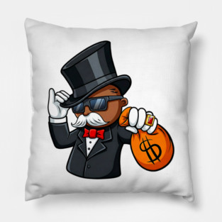 Get the Bag, Get Money, Hustler Pillow