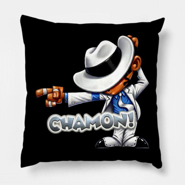 Funny MJ Chamon Design Pillow by UrbanLifeApparel