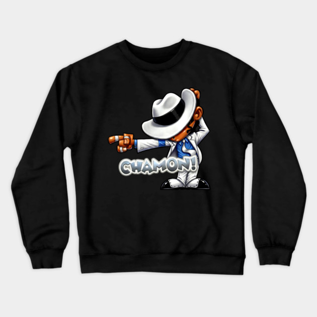 Funny MJ Chamon Design Crewneck Sweatshirt by UrbanLifeApparel