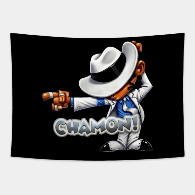 Funny MJ Chamon Design Tapestry by UrbanLifeApparel