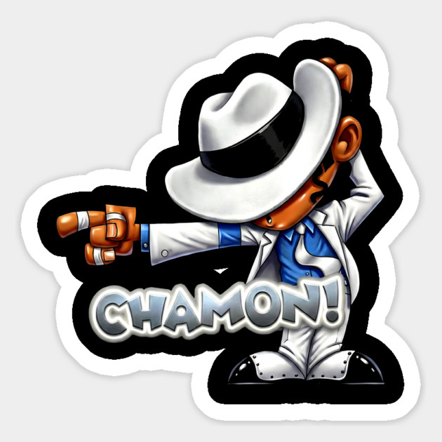 Funny MJ Chamon Design Magnet by UrbanLifeApparel