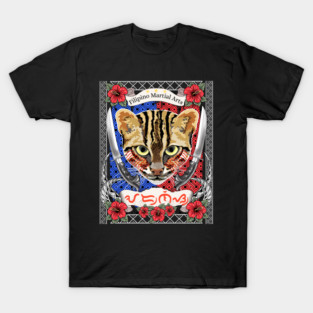 Visayan Leopard Cat / Baybayin word Arnis (FMA) T-Shirt