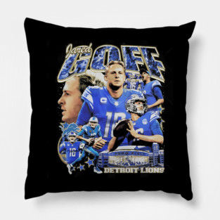 Jared Goff Vintage Bootleg Pillow