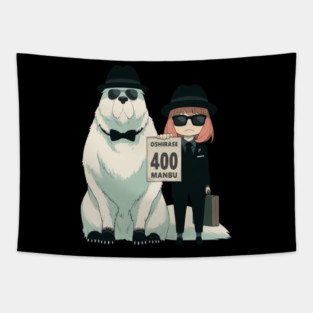 Anya-Bond-Spy Tapestry