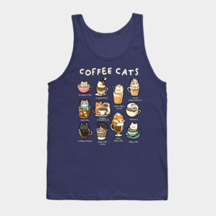 Coffee Cats Tank Top