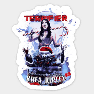 Rhea Ripley Terrifier Horror Christmas Sticker