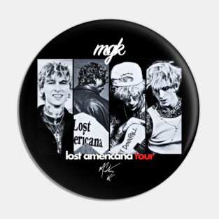 MGK Lost Americana Tour Rock Music Pin