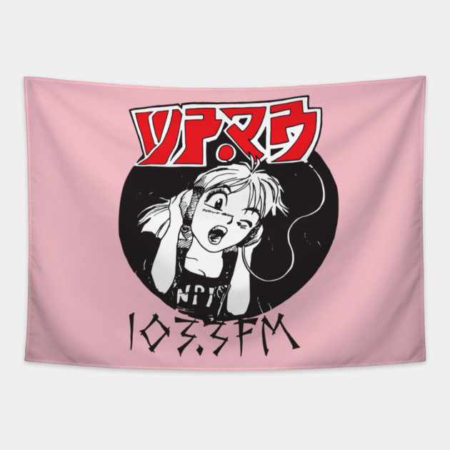 WPRB Anime Girl Tapestry by WPRB 103.3 fm