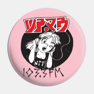 WPRB Anime Girl Pin