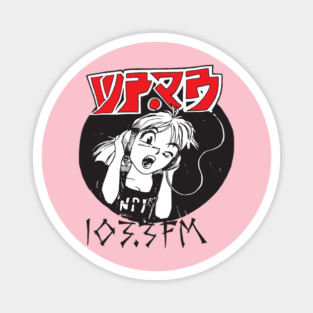 WPRB Anime Girl Magnet