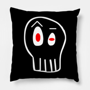 Evil Adam Skull Pillow