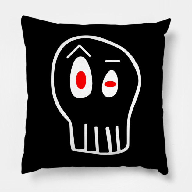 Evil Adam Skull Pillow by Evil Adam