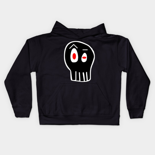 Evil Adam Skull Kids Hoodie by Evil Adam
