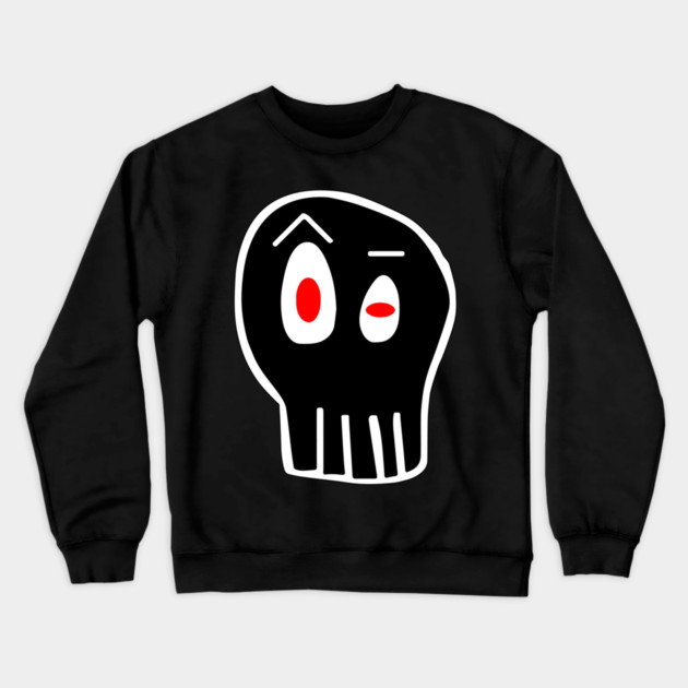 Evil Adam Skull Crewneck Sweatshirt by Evil Adam