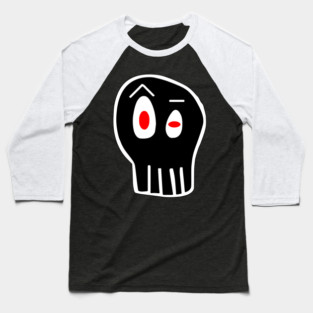 Evil Adam Skull Baseball T-Shirt