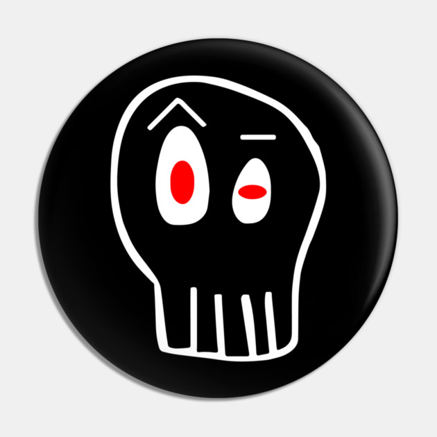 Evil Adam Skull Pin by Evil Adam