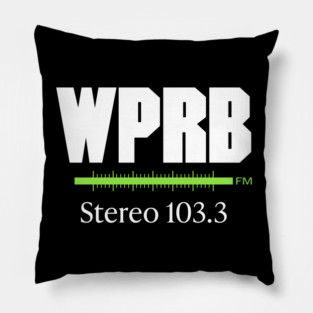 WPRB Classic Black Pillow