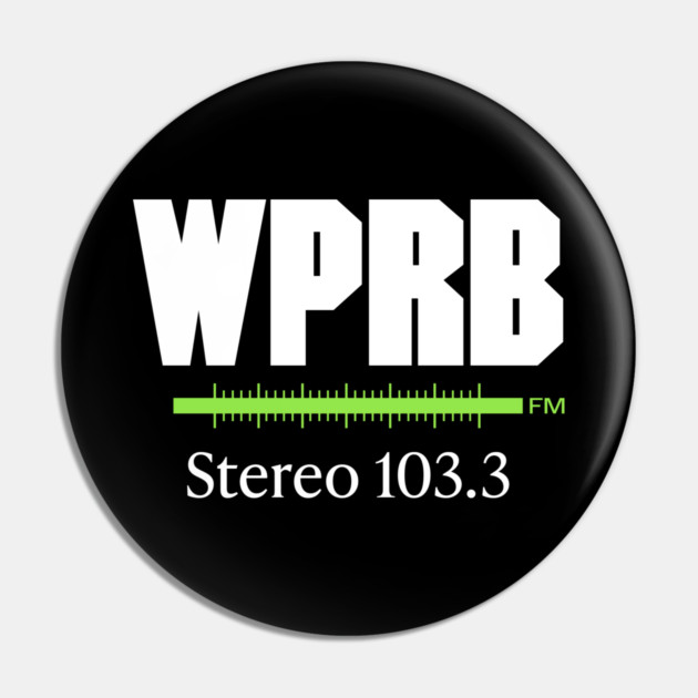 WPRB Classic Black Pin by WPRB 103.3 fm