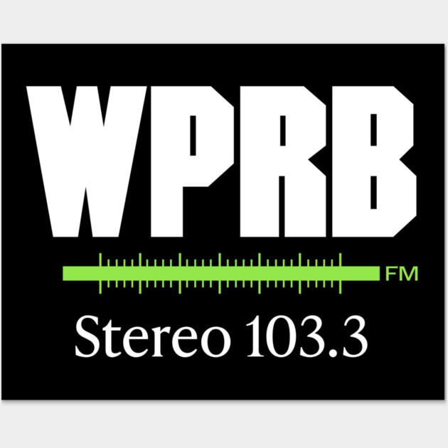 WPRB Classic Black Wall Art by WPRB 103.3 fm