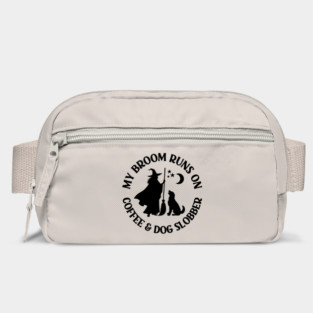 My Broom Runs On Coffee and Dog Slobber Cheeky Witch® Bag