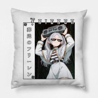 Anime Elf Sorceress – Fantasy Magic Girl Illustration Pillow