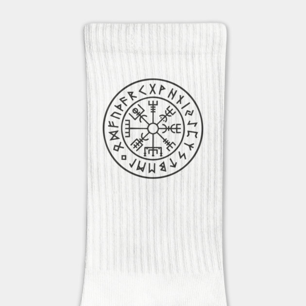 Viking Compass Vegvisir Rune Circle Nordic Heritage by Anticorporati