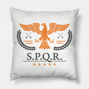 SPQR - Power, Order, Legacy Roman Empire Pillow