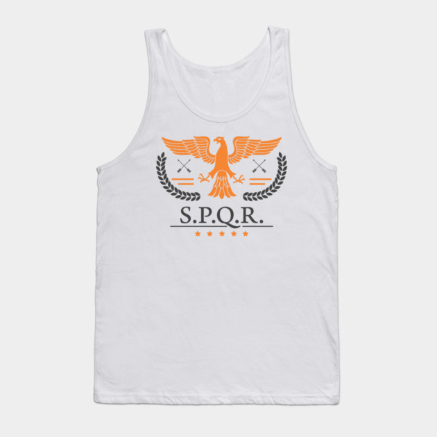 SPQR - Power, Order, Legacy Roman Empire Tank Top by Anticorporati
