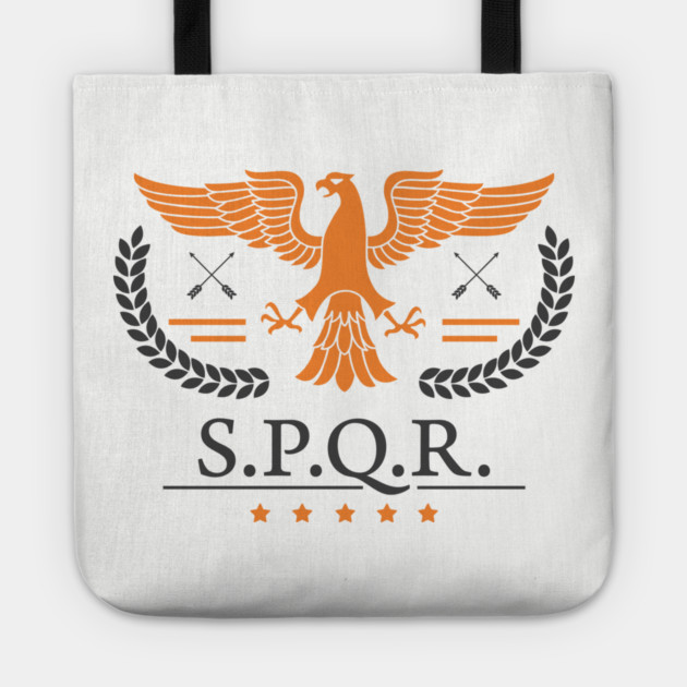 SPQR - Power, Order, Legacy Roman Empire Tote by Anticorporati