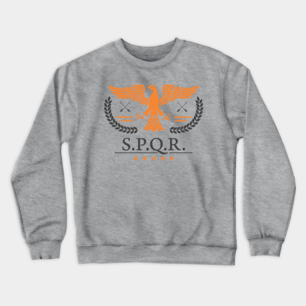 SPQR - Power, Order, Legacy Roman Empire Crewneck Sweatshirt by Anticorporati