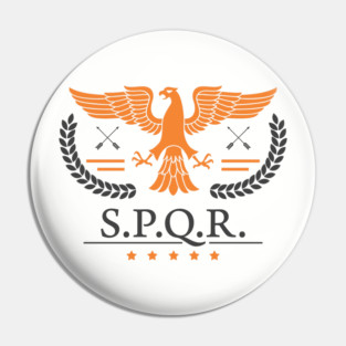 SPQR - Power, Order, Legacy Roman Empire Pin